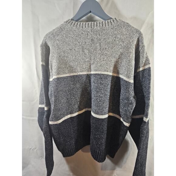 Sonoma Life + Style XL Men’s Gray/Tan Sweater - Picture 2 of 5
